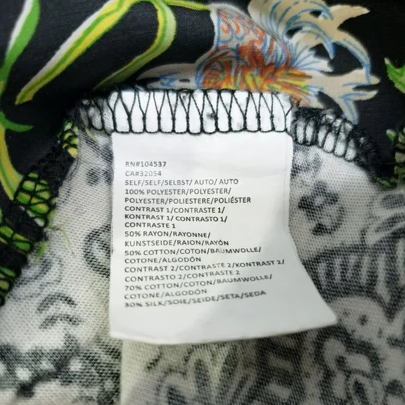 Anthropologie Tiny Effie Floral Popover Blouse Women's Size S Black Multicolor - Picture 4 of 6